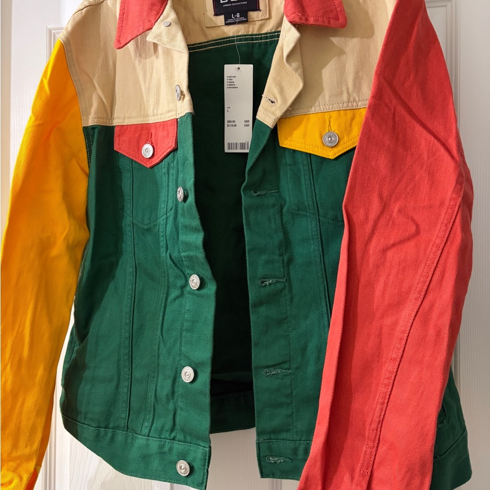 BRAND NEW WITH TAGS Urban Outfitters BDG Men’s Colorblock Jacket - Picture 5 of 6